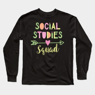 Social Studies Squad Long Sleeve T-Shirt